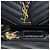 Yves Saint Laurent Saint Laurent Cassandra Leder-Chain-Wallet Schwarz - Ansicht 6
