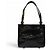Bolsa de ombro Givenchy em couro de vaca com relevo de crocodilo Preto