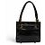 Bolsa de ombro Givenchy em couro de vaca com relevo de crocodilo Preto - vista 3