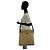 Borsa a tracolla Gucci GG Canvas e pelle Marrone Beige - vista 7
