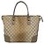 Bolsa de ombro Gucci GG Canvas e couro Marrom Bege - vista 2