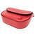 Borsa a tracolla in pelle Epi Luna Louis Vuitton Rosso - vista 3