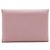Hermès Hermes Calvi Duo Veau Epsom Tarjetero Rosa