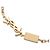 Yves Saint Laurent Bracciale Cassandra di Saint Laurent Paris D'oro Metallico - vista 3