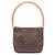 Borsa a tracolla Louis Vuitton Looping MM Monogram Marrone