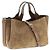 Tod's Mini borsa tote in scamosciato con logo - vista 3
