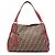 Fendi Zucca Canvas Leder Tote Bag Braun