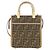 Fendi Sunshine Shopper Small Canvas Calf Leather Tote Bag - Ansicht 2