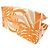 Hermès Hermes TIGRE A L'ANANAS Toile H Beach Bag Orange - view 2