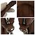 Valigetta 2 way in pelle COACH Hamilton Marrone - vista 5