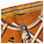 Hermès Sciarpa in seta Hermes Carre90 Double Face Arancione - vista 8