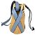 Chloé Chloe X mifuko Borsa cesta in pelle e rafia blu - vista 6