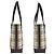 Burberry Baumwoll-Canvas-Leder-Tote-Bag Braun Beige - Ansicht 8