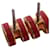 Hermès Hermes Mini Pop H Earrings Golden Metallic  - view 5