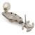 Orecchini Chanel Coco Mark Pearl Argento Metallico  - vista 6