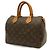 Borsa Louis Vuitton Speedy 25 Monogram Marrone - vista 2