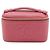 Vanity Beauty case in pelle caviar Chanel Rosa