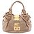 Borsa a 2 vie in pelle Miu Miu Marrone Beige