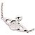 Bracciale MINI BAS RELIEF in acciaio inossidabile Vivienne Westwood Argento Metallico - vista 3