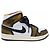 Autre Marque Sneakers Nike Air Jordan 1 Mid Nero Bianco Giallo