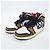 Autre Marque Sneakers Nike Air Jordan 1 Mid Nero Bianco Giallo - vista 3