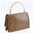 Bolso Chanel Matelasse de piel de cordero Castaño Dorado - vista 3