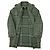Abrigo de lana Burberry Verde Caqui - vista 2