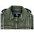 Abrigo de lana Burberry Verde Caqui - vista 4