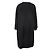 Balenciaga No Collar Long Coat Black - view 3