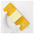 Hermès Astuccio Post-it Hermes in pelle Porta note adesive Giallo  - vista 6