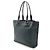 Borsa tote Louis Vuitton Cabas Voyage Damier Cobalt 2way Nero Blu - vista 2