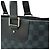 Borsa tote Louis Vuitton Cabas Voyage Damier Cobalt 2way Nero Blu - vista 6