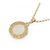 Bulgari Collana con pendente Bvlgari Bvlgari in oro rosa 18K e madreperla - vista 3