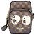 Borsa a tracolla Louis Vuitton Damier Friendship Amazon Marrone