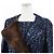 Abrigo de tweed de lana con cinturón Dries Van Noten Azul - vista 12