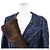 Abrigo de tweed de lana con cinturón Dries Van Noten Azul - vista 2