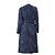 Abrigo de tweed de lana con cinturón Dries Van Noten Azul - vista 6