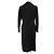 Abrigo Trench de Terciopelo de Lana y Cuero Gucci Negro - vista 6
