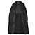 Abrigo Trench de Terciopelo de Lana y Cuero Gucci Negro - vista 7