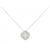 Autre Marque Collana in platino e diamanti Ponte Vecchio Argento