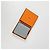 Hermès Silk Compact Wallet Gray Orange - view 13