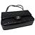 Chanel Borsa Flap Classica Media Nera Nero - vista 5
