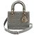 Piccola borsa a tracolla Lady Dior Marrone