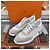 Hermès Baskets Bouncing en daim beige Marron - vue 2