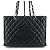 Chanel Borsa a Spalla Caviar Grand Shopping Nero - vista 2