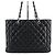 Chanel Borsa a Spalla Caviar Grand Shopping Nero - vista 3