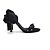 Dolce & Gabbana Sandali in raso trapuntato con lacci Nero