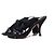 Dolce & Gabbana Sandali in raso trapuntato con lacci Nero - vista 3