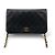 Balenciaga Borsa a tracolla con patta in agnello matelassé classico Nero - vista 3