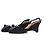 Chanel Sandali con zeppa espadrilles Camellia Nero - vista 3